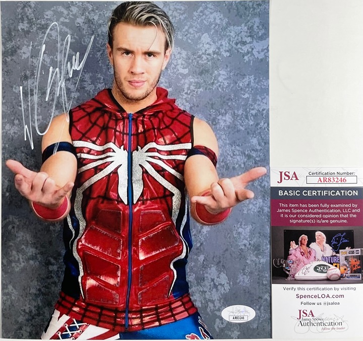 AEW All Elite Wrestling Will Ospreay Signed 8x10 Photo F Autograph NJPW JSA COA