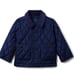 JANIE & JACK Quilted Barn Coat Boys 12-18 months Navy Blue Baby Toddler Jacket