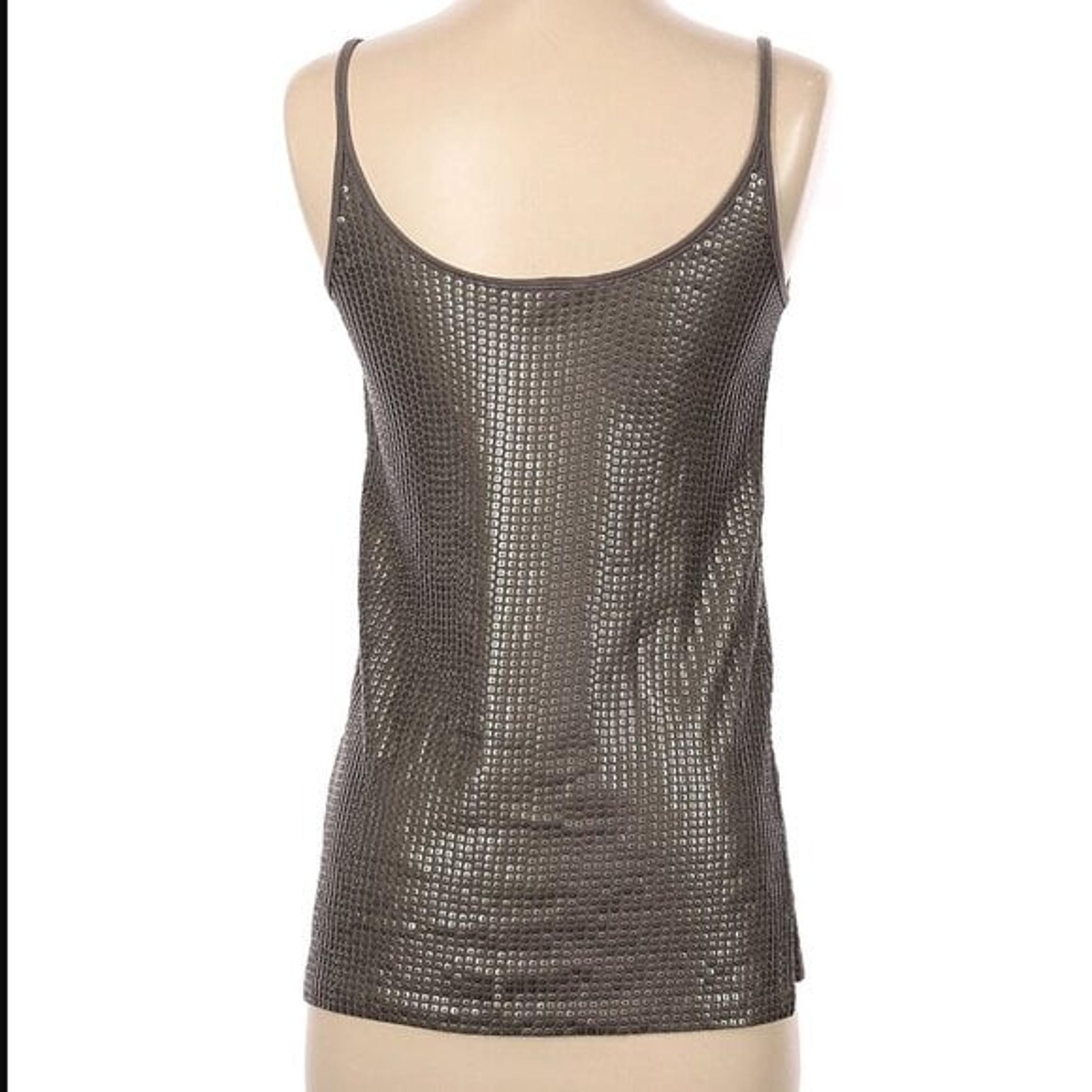 Vince Sequin Camisole Silver / Gunmetal Women's XS