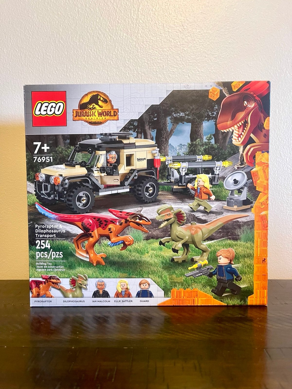 LEGO Jurassic World Pyroraptor & Dilophosaurus Transport