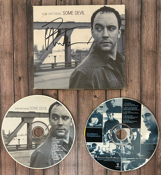 Dave Matthews Band Some Devil Signed CD Autographed