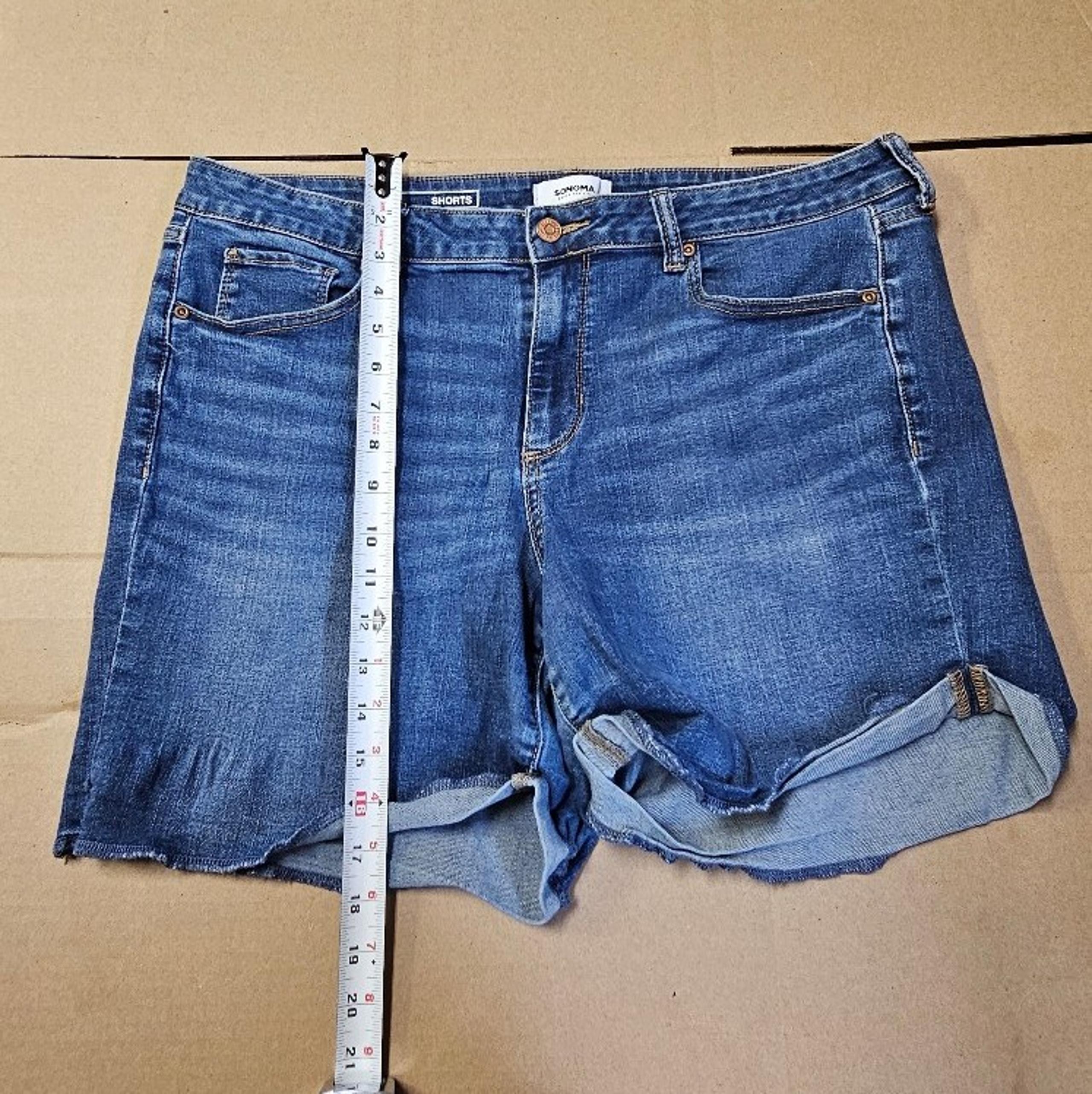 Sonoma Size 16 Women Blue Jean Shorts