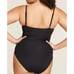 NWT Andie Women's The Full Coverage Amalfi One Piece Swimsuit Smooth Black SZ S