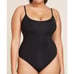 NWT Andie Women's The Full Coverage Amalfi One Piece Swimsuit Smooth Black SZ S