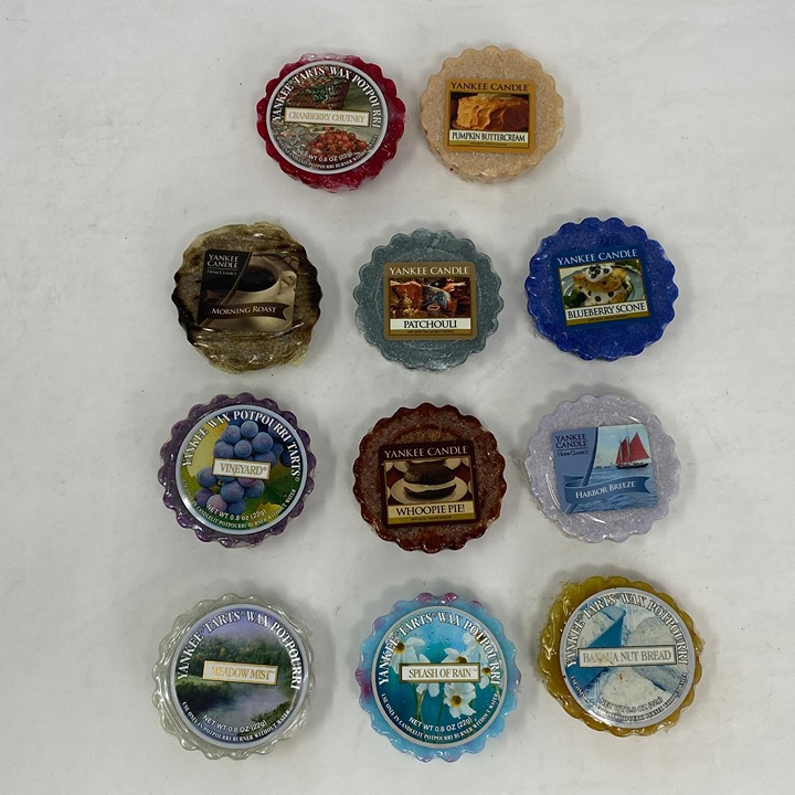 (11) ALL UNIQUE SCENTS Lot YANKEE CANDLE Wax Melts SEALED