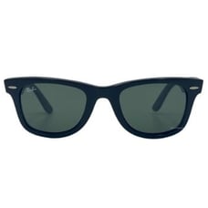 Ray Ban Wayfarer Black Classic RB2140 901 Green Non Polarized 54 mm New