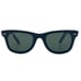 Ray Ban Wayfarer Black Classic RB2140 901 Green Non Polarized 54 mm New