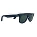 Ray Ban Wayfarer Black Classic RB2140 901 Green Non Polarized 54 mm New