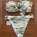 NWT Monday Swimwear SET Costa Rica Top Antigua Bottom in Palm Bikini Swimsuit L