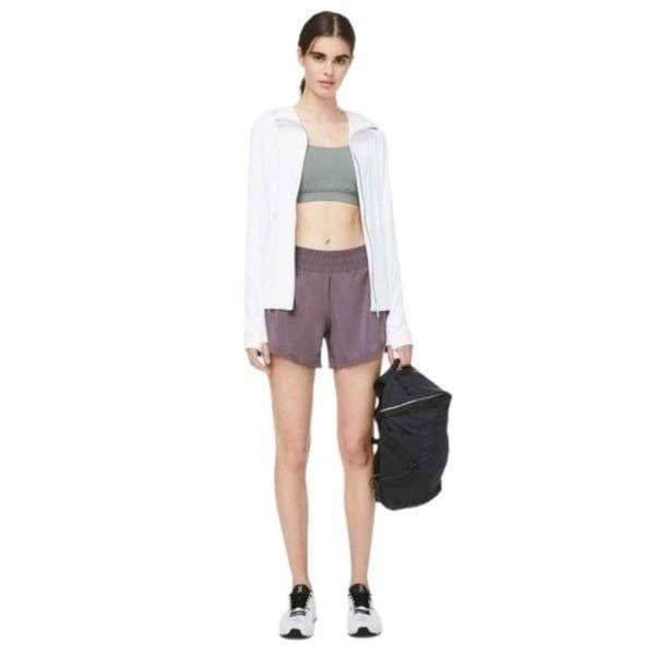 LULULEMON ATHLETICA Track That Short 5' in Antique Bark Size 4
