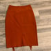 Suede designer skirt