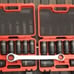1/2-Inch Drive Metric Shallow Impact Socket Set Cr-V, 6-Point, 14 Sockets