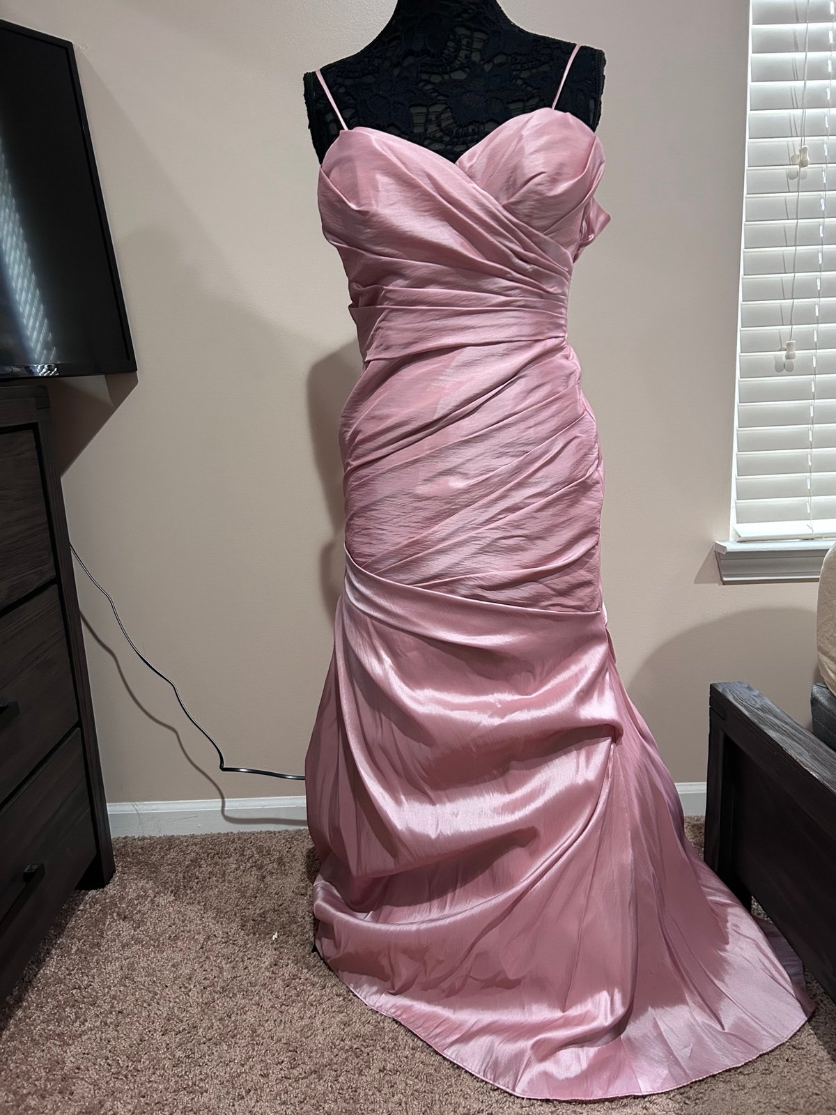Pink formal gown