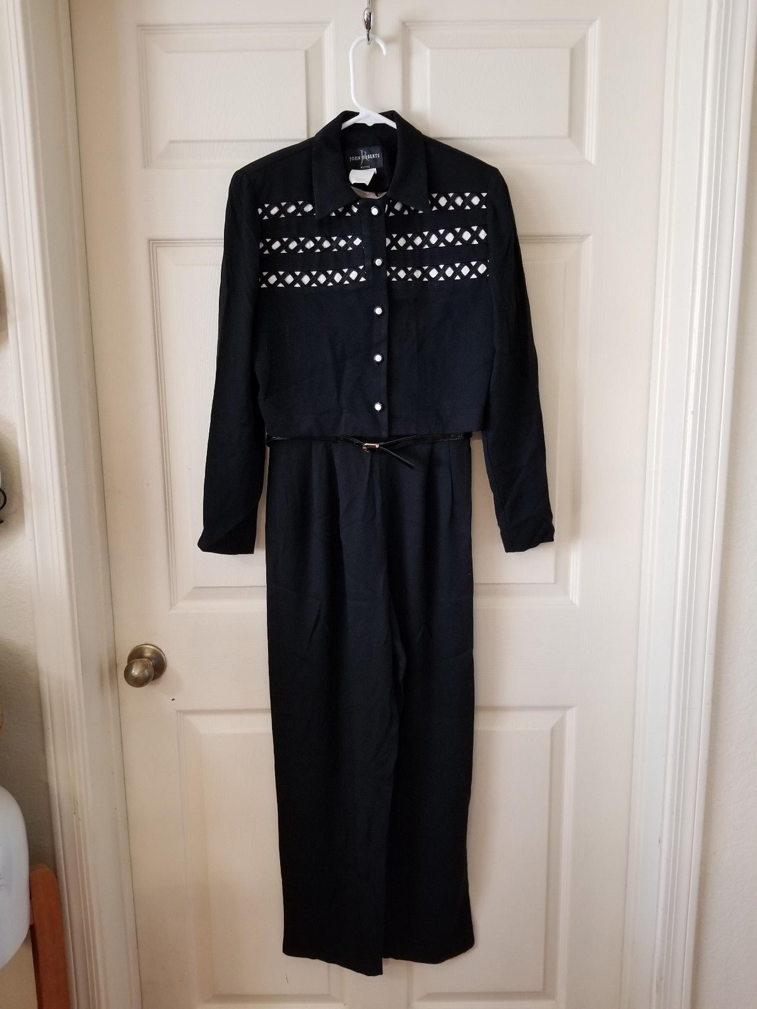 John Robert's Womens Pant Jumpsuit 6 Petite