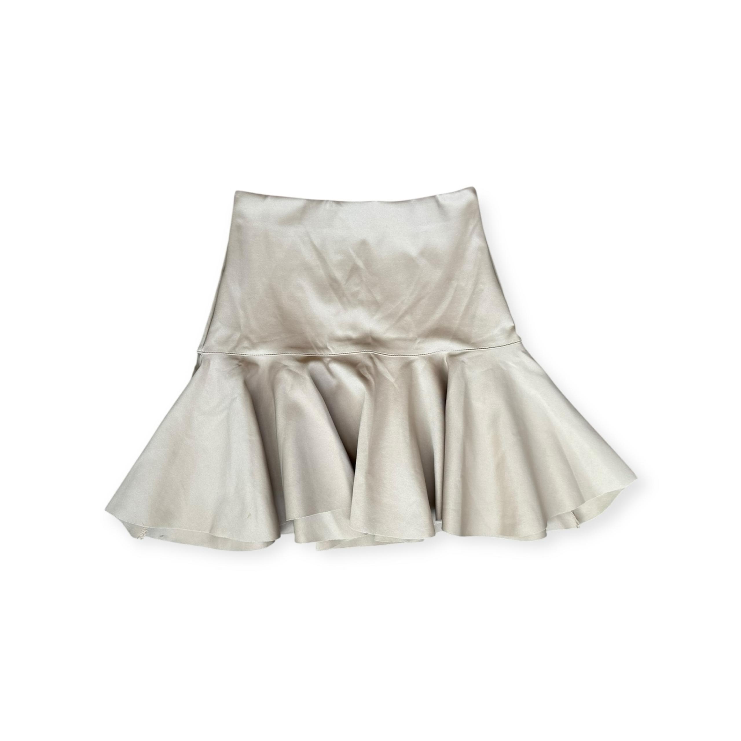 mini skirt beige Sz 0 XS spot front, see pic - Robert Rodriguez