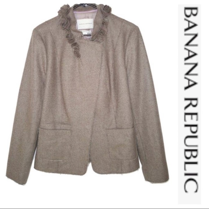 New! Banana Republic Wool Blend Jacket