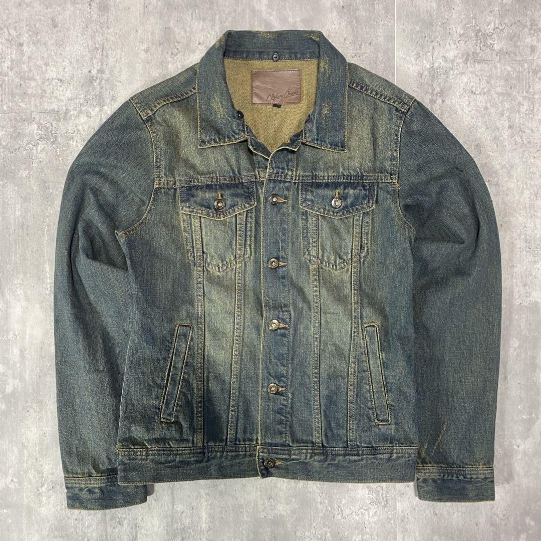 00s Denim Jacket Trucker Fade Indigo Americana