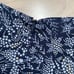 Jacadi paris girls soft liberty cotton navy white floral dress
