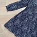 Jacadi paris girls soft liberty cotton navy white floral dress