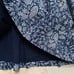 Jacadi paris girls soft liberty cotton navy white floral dress