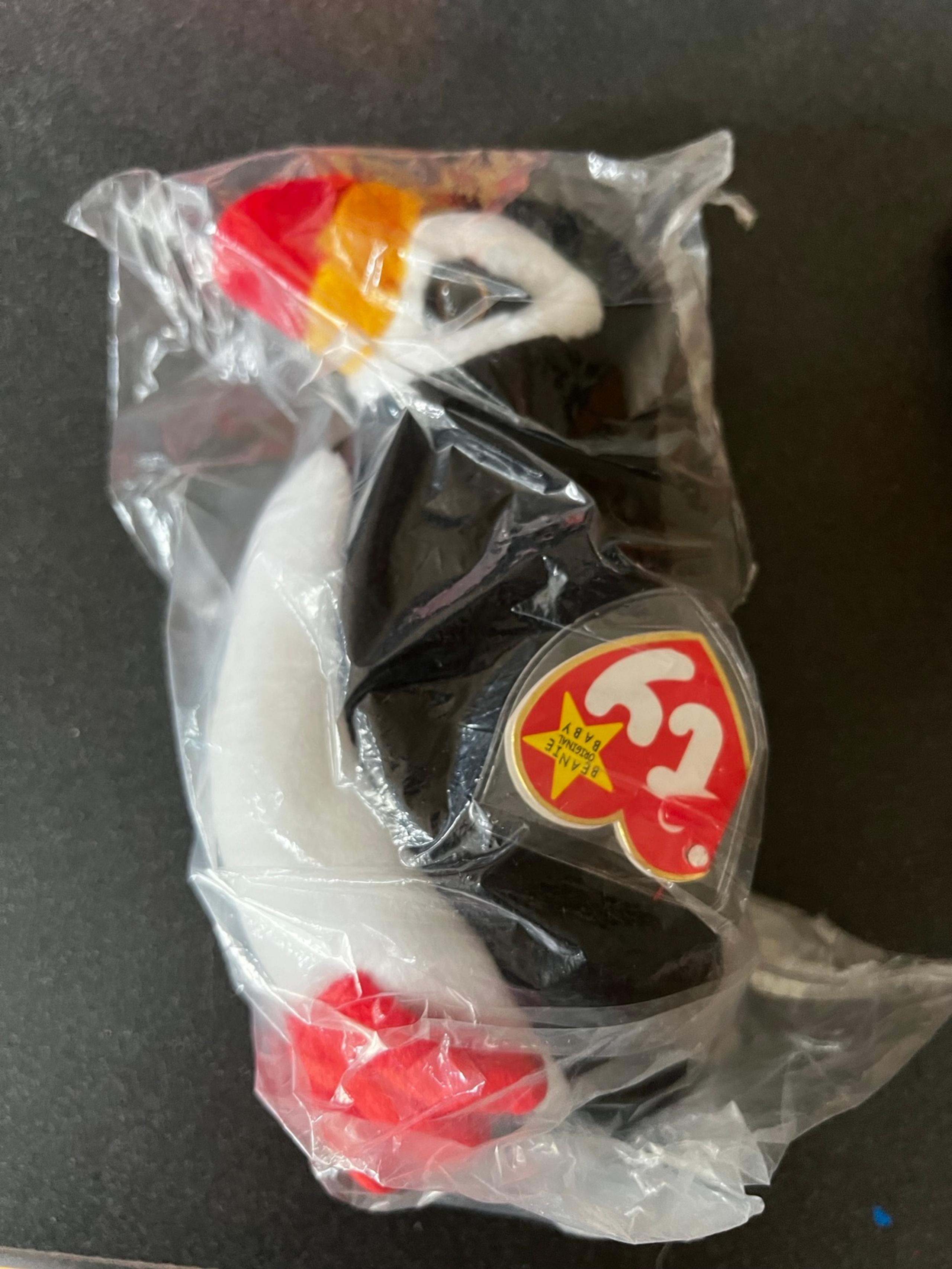 1997 TY Puffer Beanie Baby With Hang Tag  in plastic new