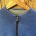 Peter Millar XL Sweater Men’s Blue 1/4 Zip Pullover Long Sleeve Merino Wool Silk
