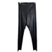 COMMANDO Pants Womens Large Black Faux Leather Leggings Stretch Firming Shaping