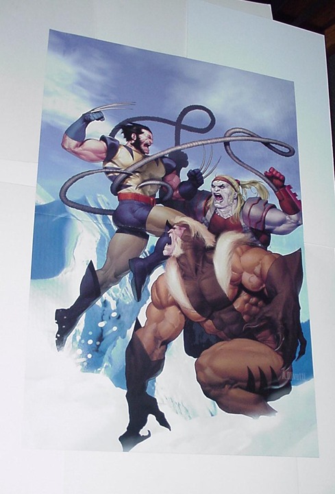 Wolverine Poster #115 vs Sabretooth and Omega Red by Ariel Olivetti MCU X-Men 97
