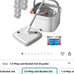 KZKR Spin Mop Bucket Set Self Separation Dirty &Clean Water System Hardwood/Tile