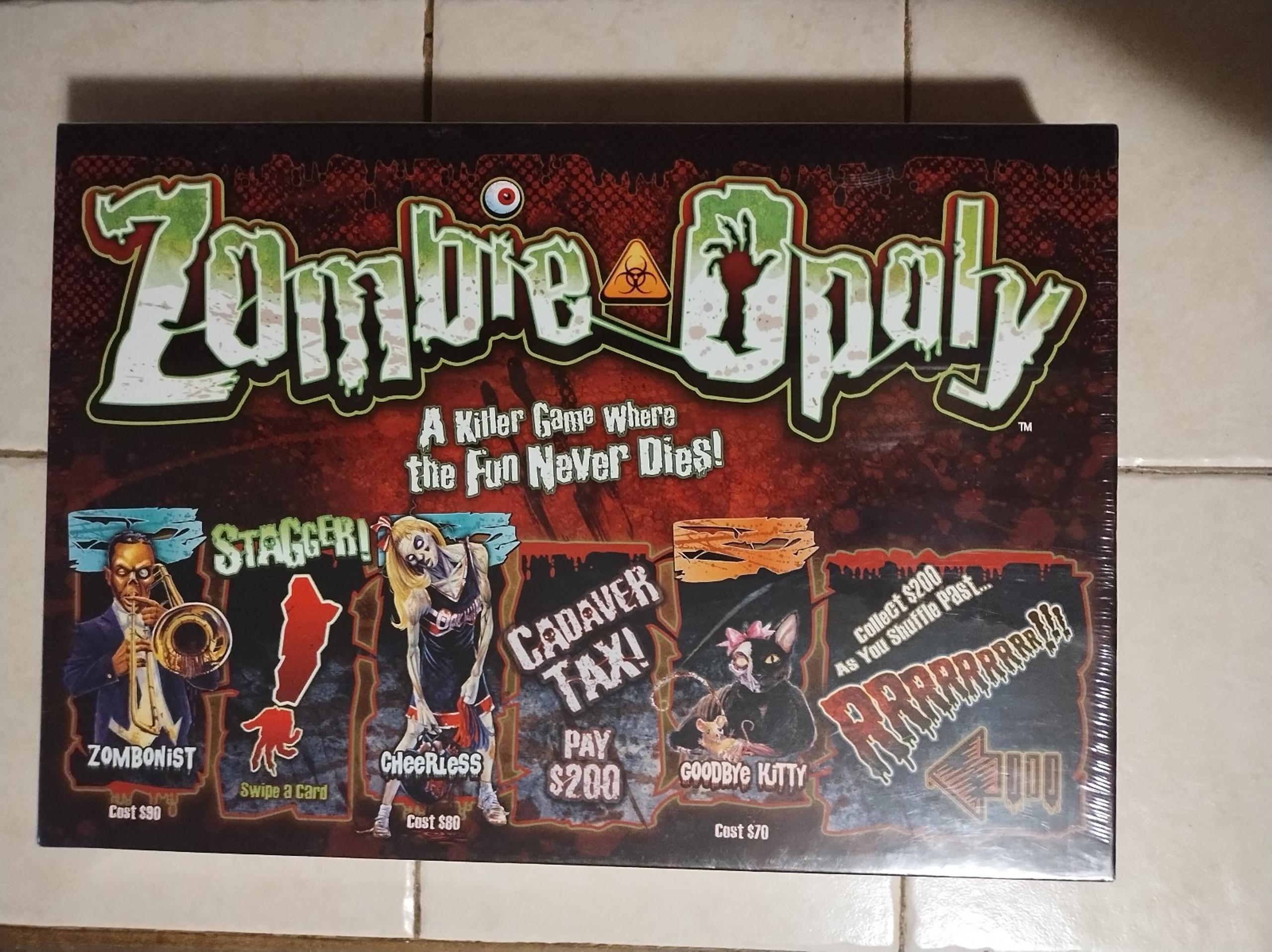 Zombie opoly game
