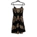 NWOT Dress The Population Nikki Geometric Black Gold Sequin Sleeveless Dress XXS