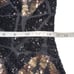 NWOT Dress The Population Nikki Geometric Black Gold Sequin Sleeveless Dress XXS