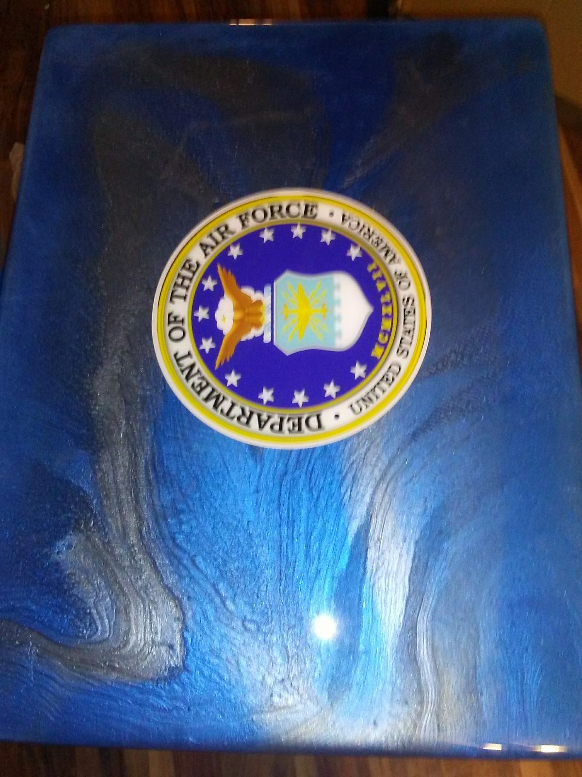 U.S. Air Force Epoxy Resin TV Tray