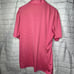 Holderness Bourne Men's Polo Shirt Tailored Fit Pink Striped Size XL