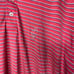 Holderness Bourne Men's Polo Shirt Tailored Fit Pink Striped Size XL