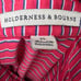 Holderness Bourne Men's Polo Shirt Tailored Fit Pink Striped Size XL