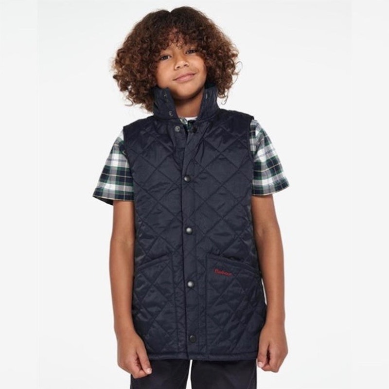 Barbour Black Liddesdale Gilet Boys Winter Vest Boys XXL 14-15 NWOT