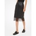 NWT MICHAEL KORS FAUX LEATHER MIDI SKIRT