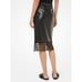 NWT MICHAEL KORS FAUX LEATHER MIDI SKIRT
