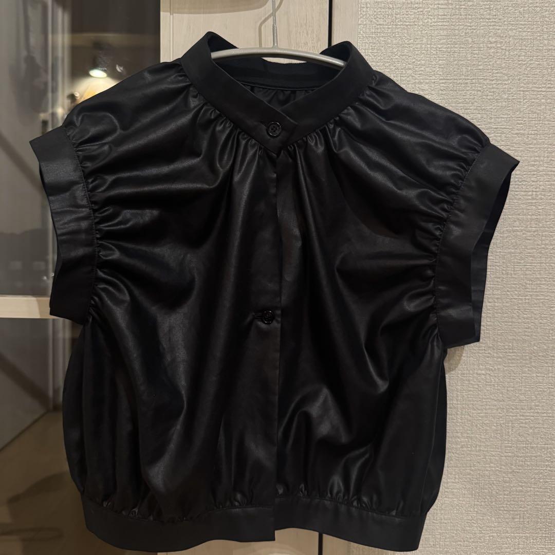 新規購入 Rimark Vests Sweater - Vest Compact Leather-like トップス