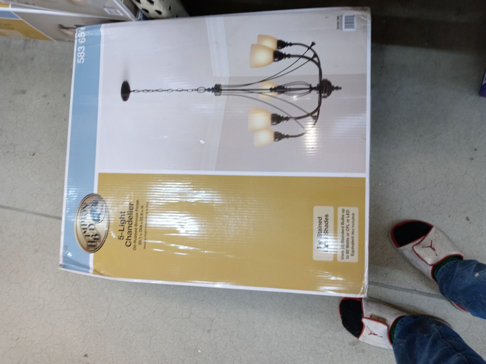 5 light chandelier