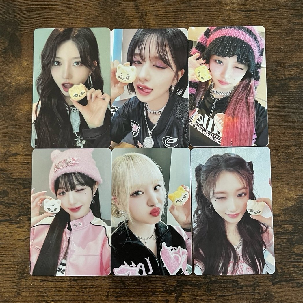 IVE OT6 MINE KMS KMSTATION Lucky Draw LD PHOTOCARD POB PC