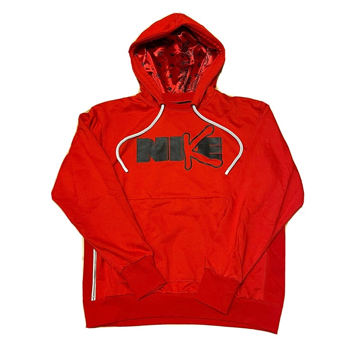 Nike Dri-FIT Standard Issue Basketball Hoodie Red DV9501-607 Men’s Size Large