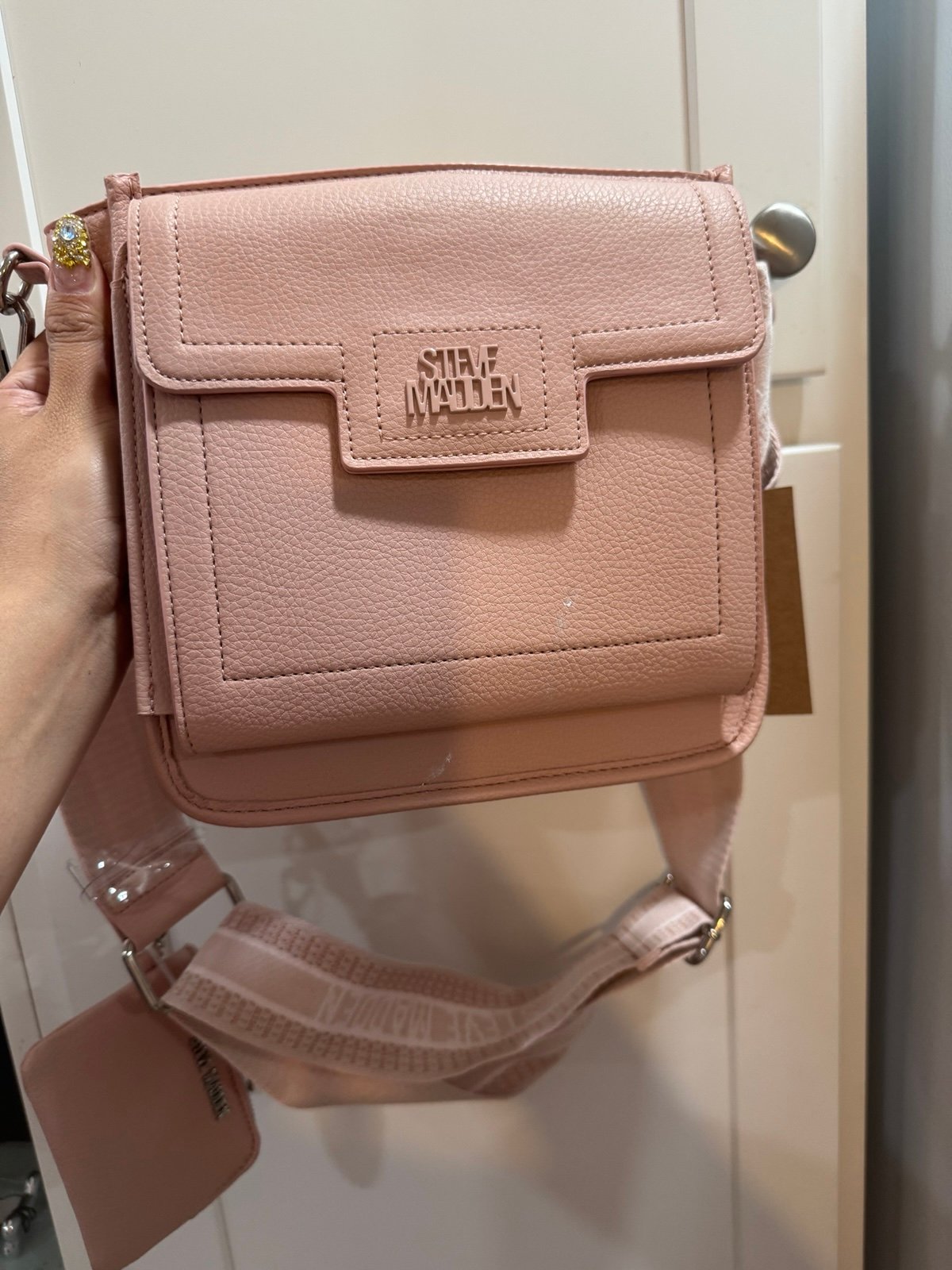 Steve Madden pink clay