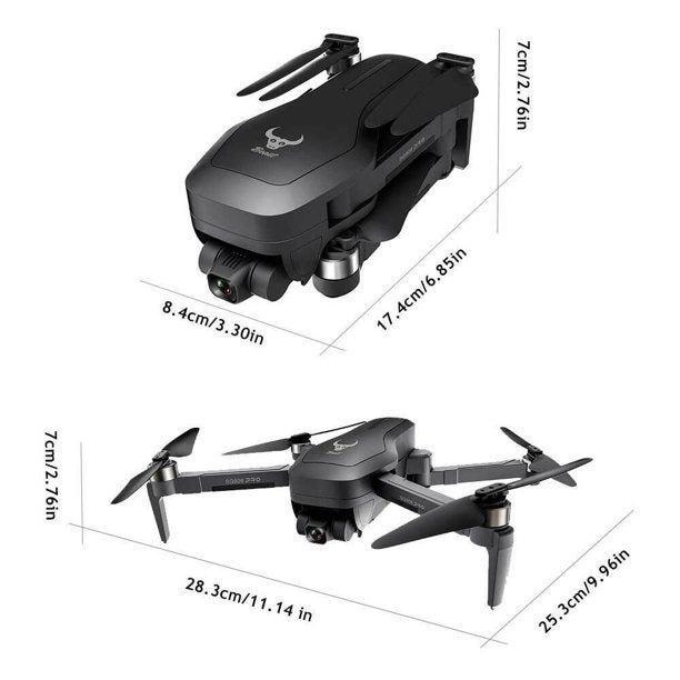 3 Axis Image Stabilized Foldable GPS RC Drone with 1200 M Range Brand New