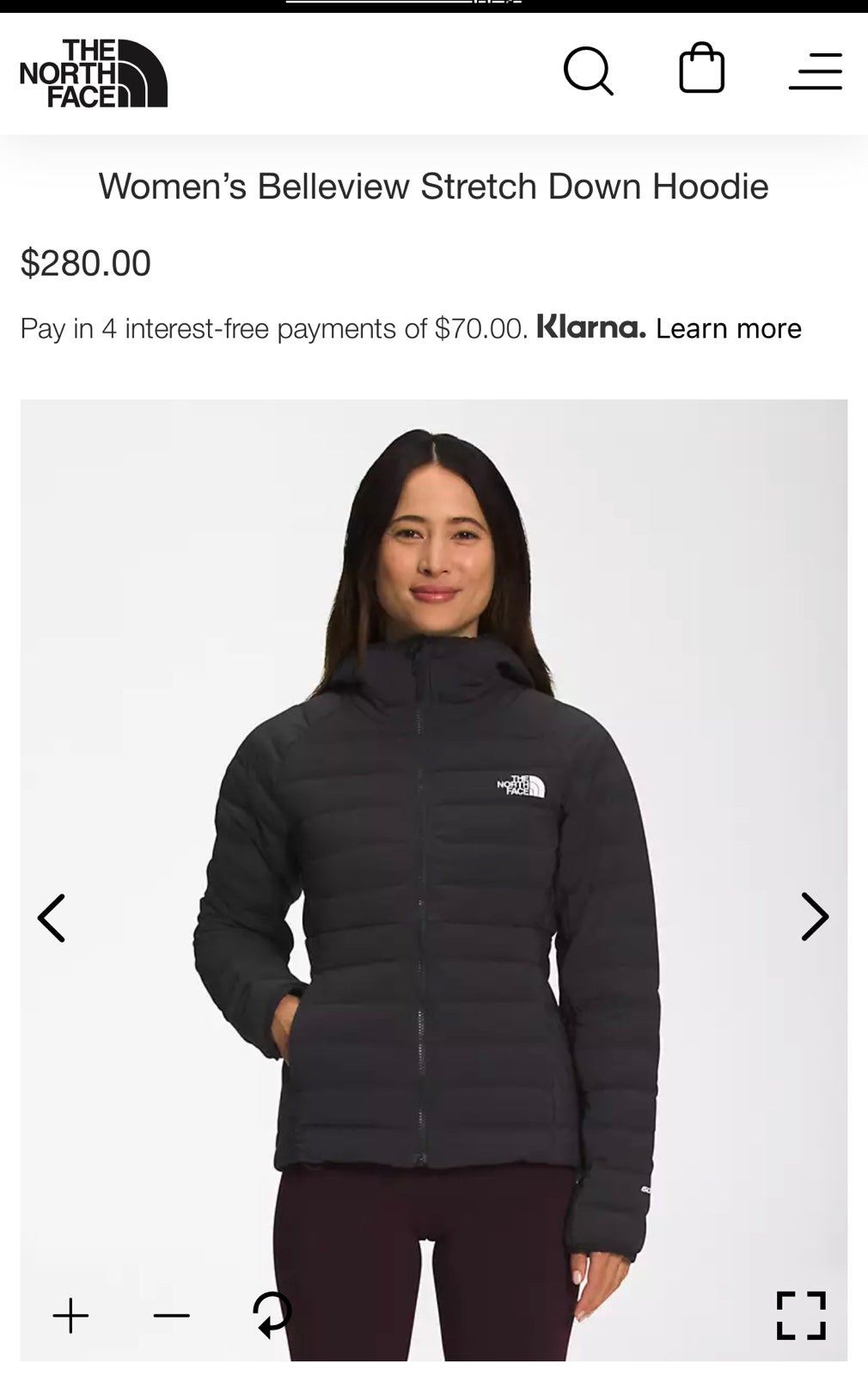 The North Face Women’s Belleview Stretch Down Hoodie