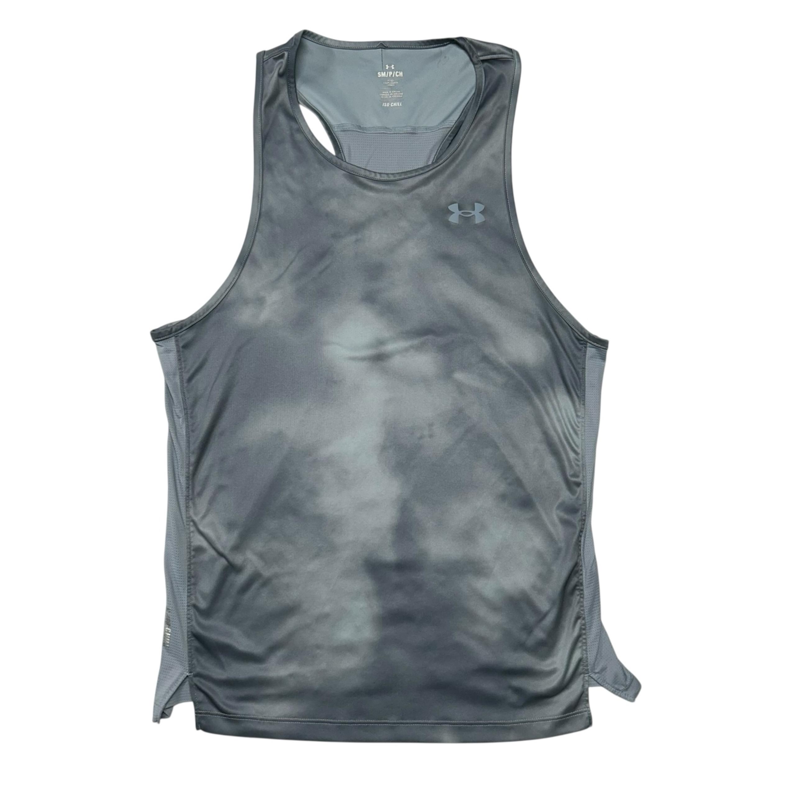 Under Armour ISO Chill Mens Size S Tank Top Activewear Gym Running Training