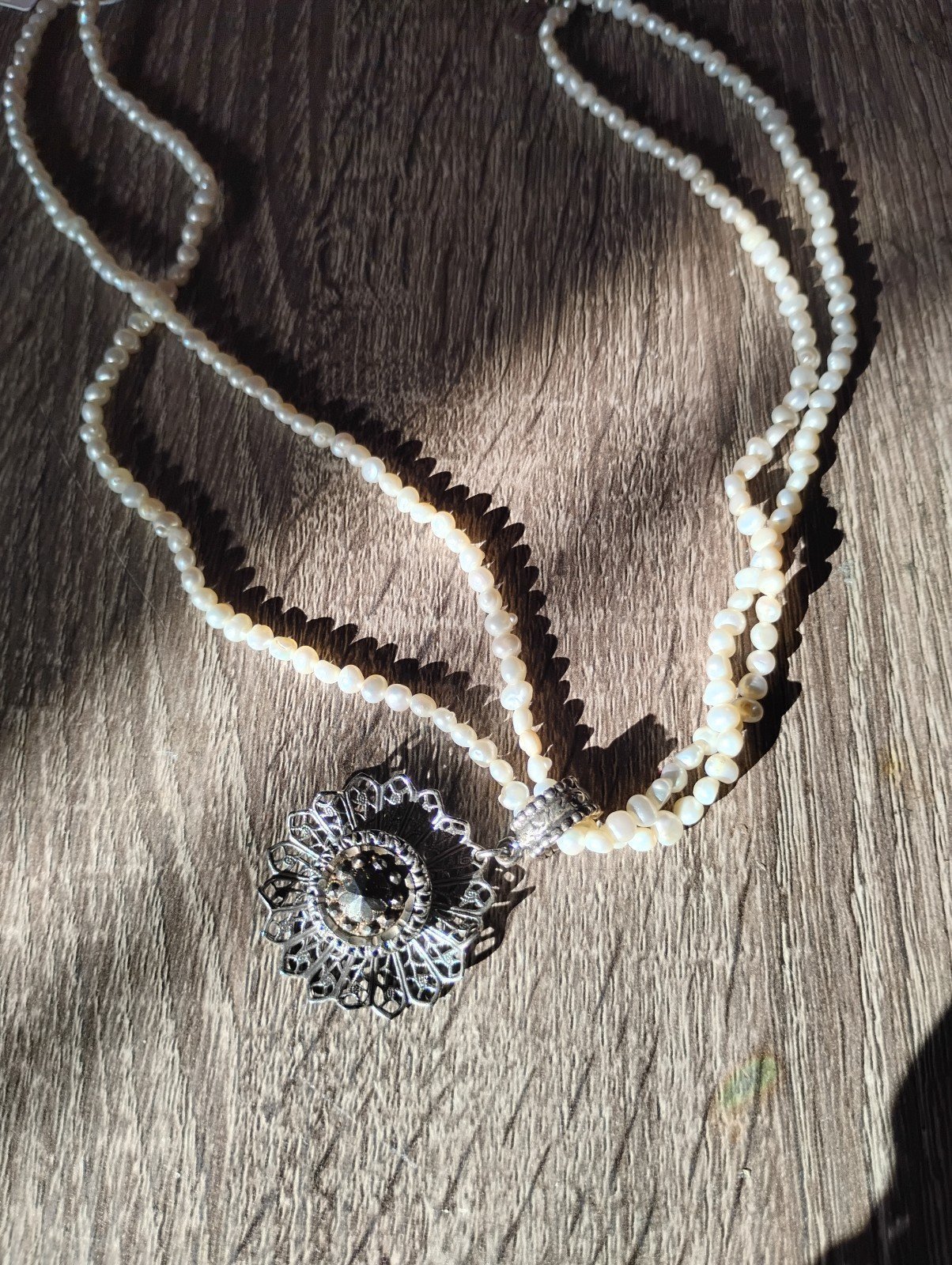 Antique Grandmothers Buttons With Real Pearls Gorgeous!