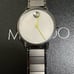 Movado Face Watch With 41mm Silver Face & Silver Bracelet