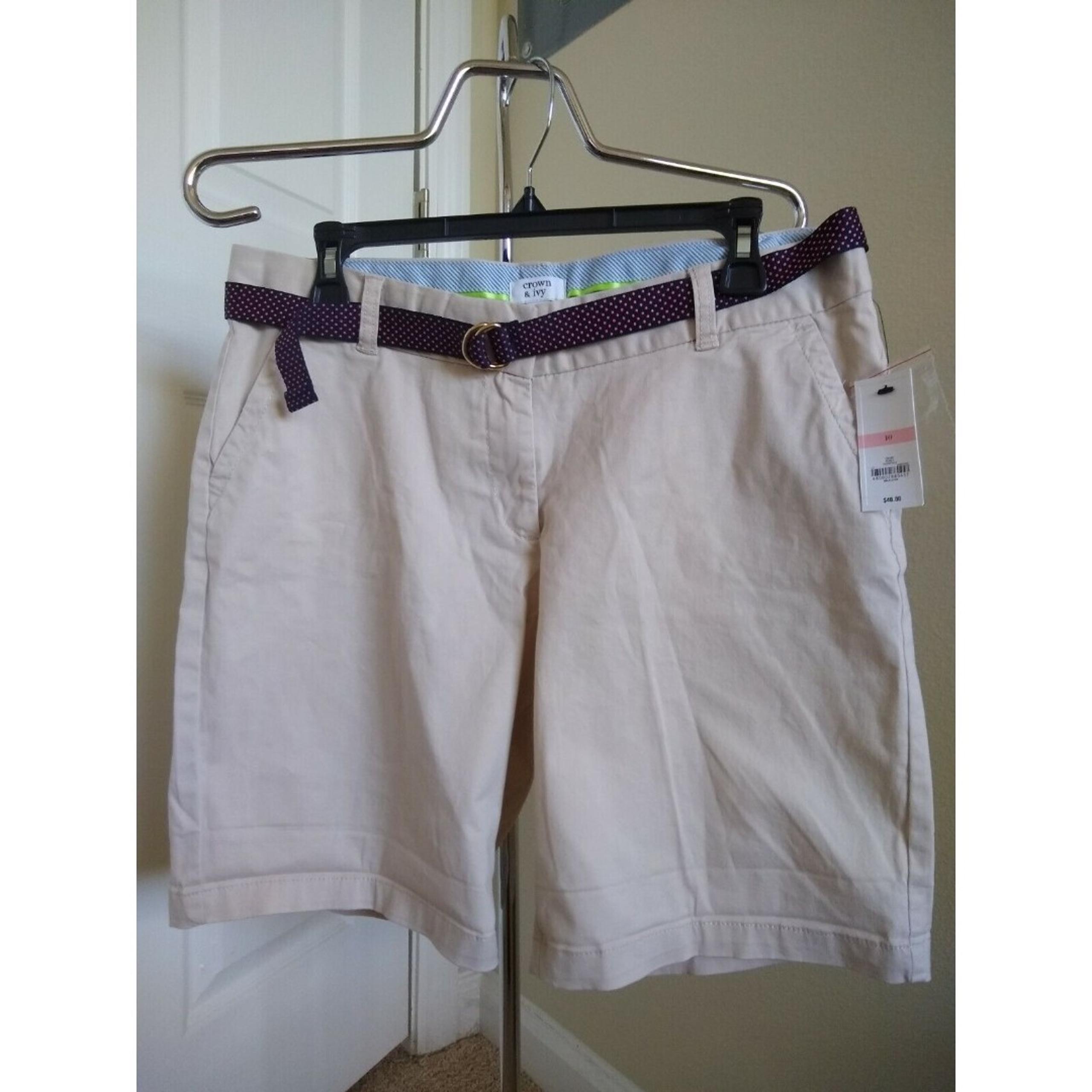 CROWN & IVY Women's Bermuda Shorts Size 10 ( 783) ! NEW